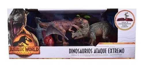 Dinosaurios Ataque Extremo Figuras X 3 Jurassic World Origin