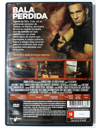 Dvd Bala Perdida Gary Daniels Vannessa Vasquez Luis Gatica O