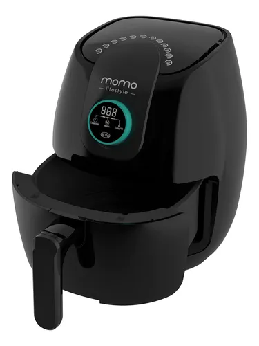 Freidora De Aire Momo Lifestyle 3.4 Qt Con Cerámica Y 12 Fun