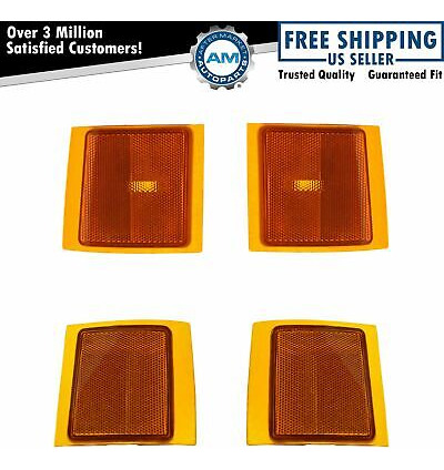 Marker Light Lamp Upper Lower Housing Kit Set Of 4 For C Oab