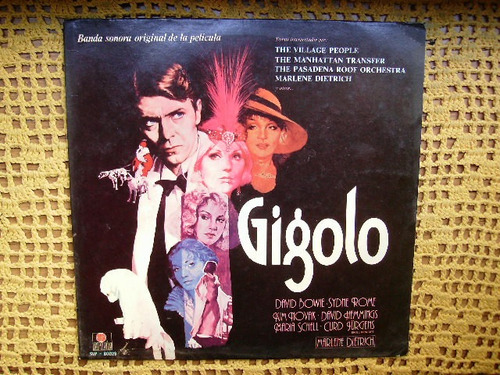 Gigolo / Soundtrack - Lp De Vinilo Manhattan Transfer Bowie