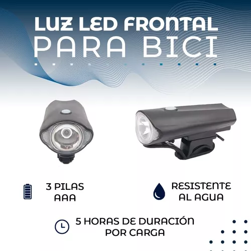 Luz Led Delantera Frontal Para Bici Seguridad Recargable Usb