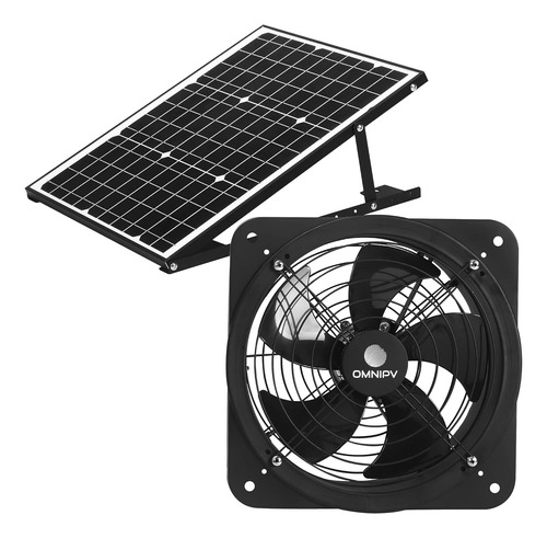 Extractor De Pared Alimentado Por Energía Solar, 35 Vatios (