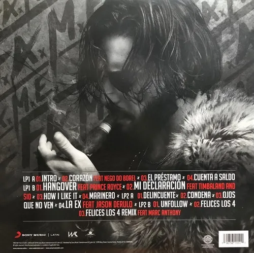 Maluma F. A. M. E. 2 Limited Lp Vinyl / Dorado Gold