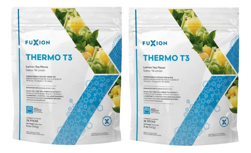 Thermo T3 Fuxion Reduce Medidas & Genera Energía 02 Pack