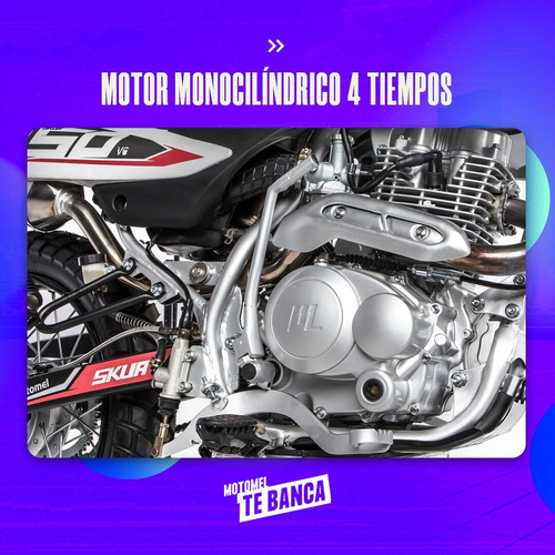Imagen 8 de 23 de Motomel Skua 150 Silver