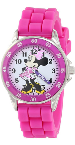 Disney Minnie Mouse Niña 33 Mm Reloj Pantalla Analógica Rosa
