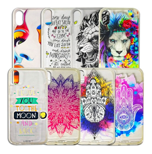 Funda Protector Tpu 8 Diseños Soul | Para iPhone X & Xs 