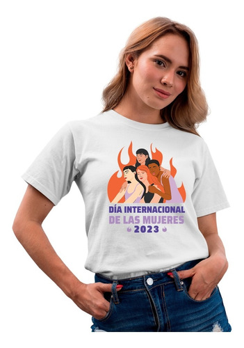 Playera Oversized - Frases Feministas - Día De La Mujer 2023