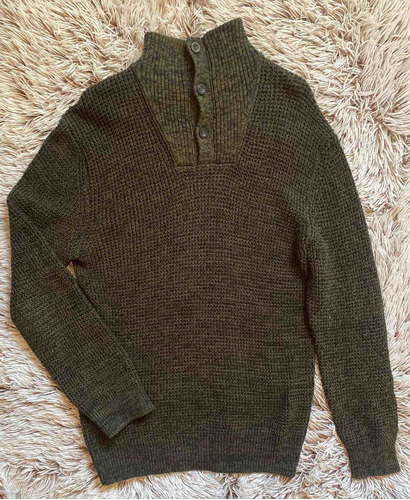 Sweater Suéter Tejido Sat. Johns Bay Cuello Alto Hombre M