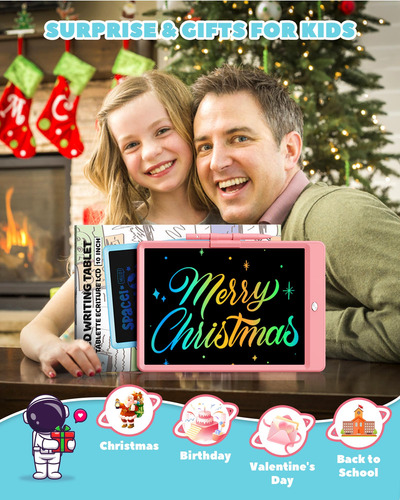 Tablet De Dibujo 16pulg, Ideal Para Viajes Con Niños (rosa)