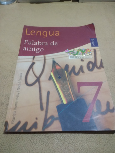 Lengua 7 Troquel Palabra De Amigo 1998 Impecable