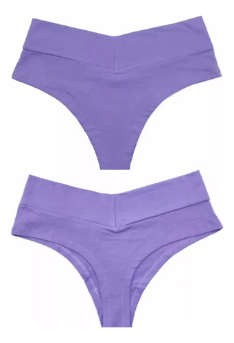 Set 6 Calzon Colaless Tiro Alto Algodón Nuevo Peruano Faja