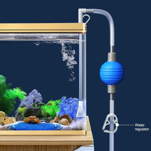 Pecera Con Cambiador De Agua Semiautomático Con Sifón Para A