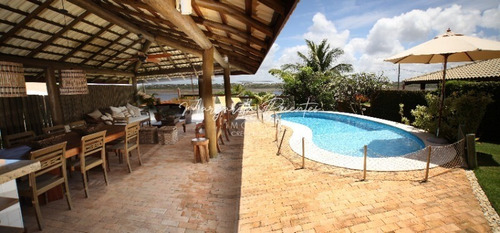 Imagem 2 de 18 de Casa A Venda Em Camaçari De Frente Para O Mar, 1.200 M² De Área Total, Piscina Com Deck, R$3.500.000,00 - Ca00334 - 71125733
