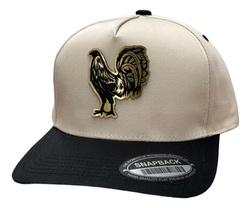 Gorra Curva Gallo Placa Gold Snapback Premium 