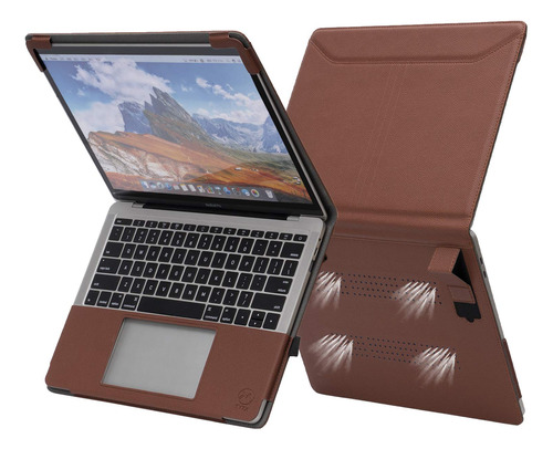 Tytx - Funda De Cuero Compatible Con Macbook Pro Con Rejilla