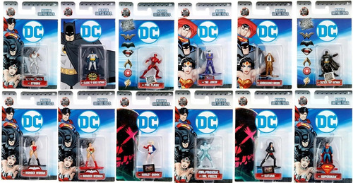 Nano Metalfigs Dc Colección De 12 Piezas