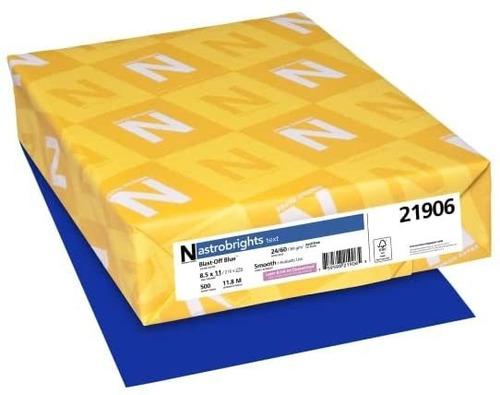Imagen 1 de 8 de Papel De Color Neenah Paper Premium, 24 Lb, 8.5 X 11 500