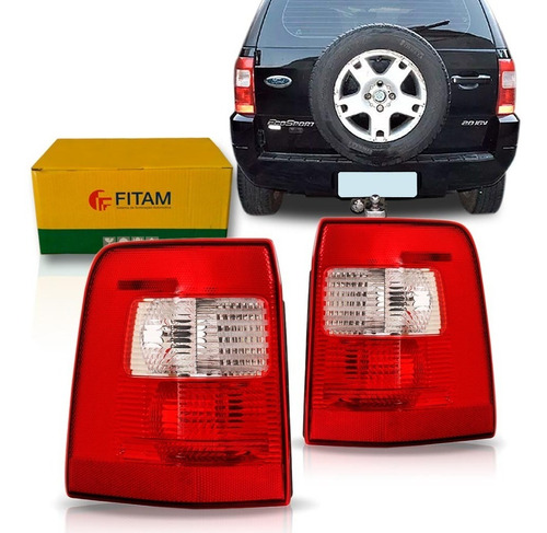 Lanterna Traseira Ecosport 2003 2004 2005 2006 Bicolor