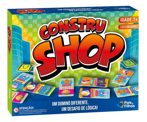 Jogo De Tabuleiro Domino Constru Shop Pais E Filhos 0985