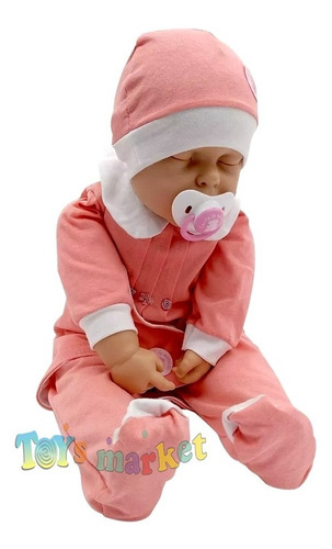 Imagen 3 de 8 de Bebote Real Recién Nacido 58 Cm Bebe Reborn Casita Muñecas