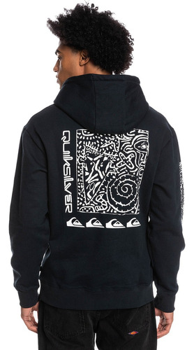 Buzo Canguro Quiksilver Spiral Hood Overzised