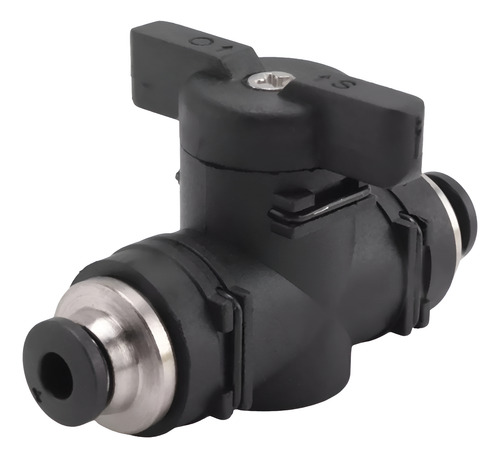 Tecneu Válvula Neumática 8mm Aire Manual Buc-8 De Conexión Rápida Racor