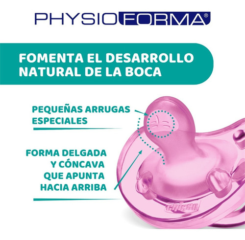 Imagen 5 de 10 de Chupete Suave Physio Soft De Silicona 16-36m
