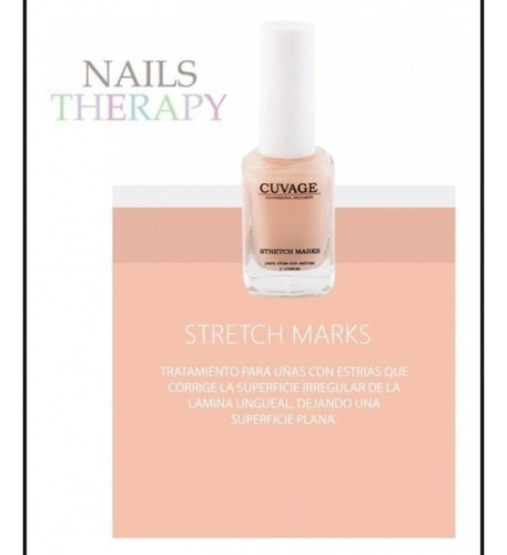 Cuvage Therapy Stretch Marks Para Uñas Estriadas 11ml Color Translucido beige