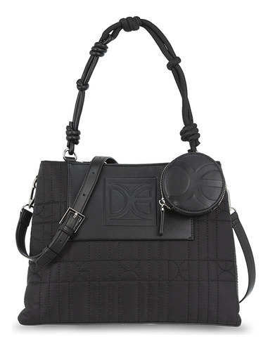 Bolsa Satchel Cloe Kaksani Grande Color Negro