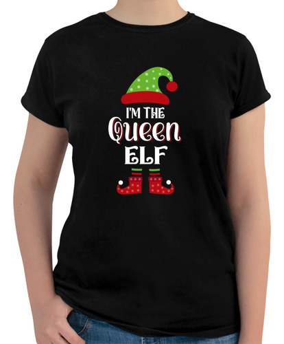Playera De Mujer Navideña Queen Elf