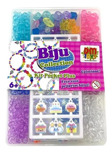 Branco Biju Collection Kit Pocket Plus - Dm Toys Dmt6313