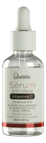 Sérum Facial Anti-idade Vitamina C 30ml True Queen Cosmetic Momento de aplicação Dia/Noite Tipo de pele Todo tipo de pele