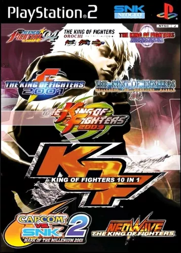 The King Of Fighters 10 In 1 - Dvd - Ps2 Playstation 2