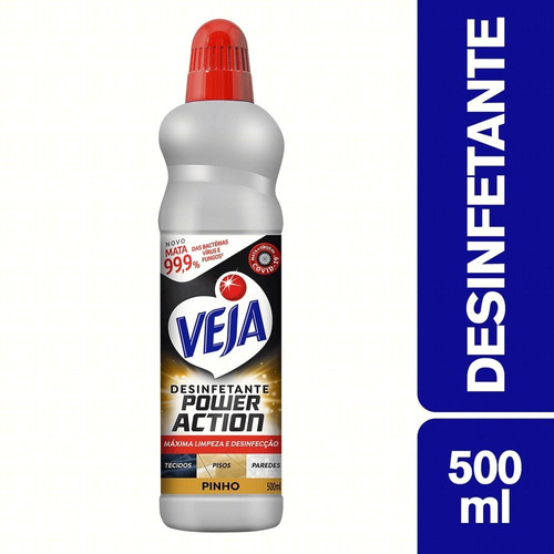 Desinfetante Pinho Veja Power 500ml