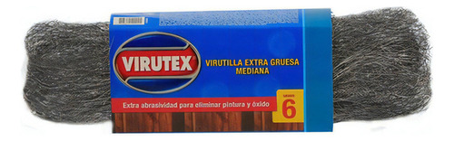 Virutilla X1 Extra Gruesa Mediana Abrasiva Grado 6  Virutex