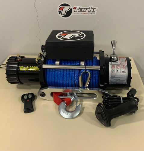 Imagem 5 de 5 de Guincho Elétrico 8000lbs Winch Cabo Kevlar Sintético