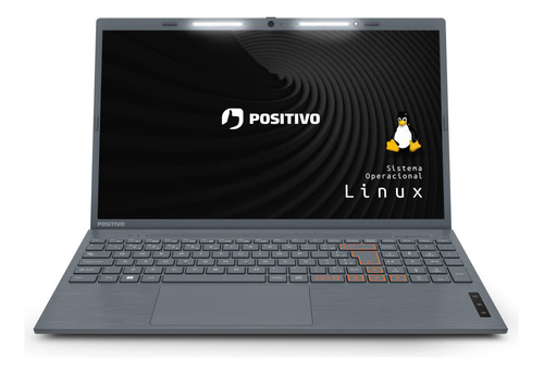Notebook Positivo Vision C15 4gb 128gb 15 Hd Linux Cor Cinza