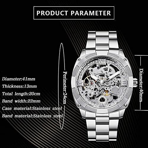 Tiong Reloj Mecánico Para Hombre Reloj De Esqueleto Automáti
