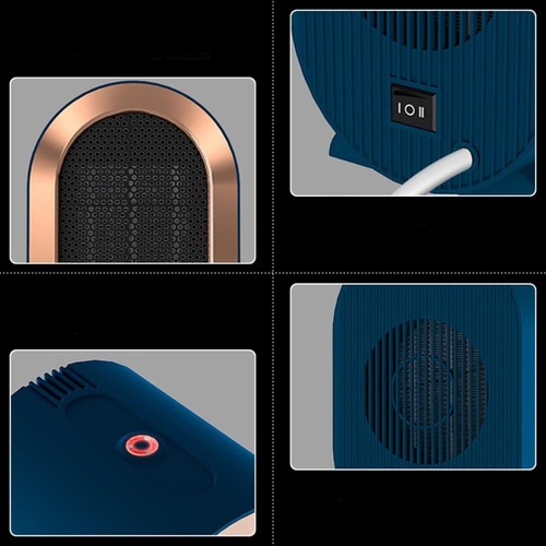 Mini Calefactor Eléctrico 1200w Moderno