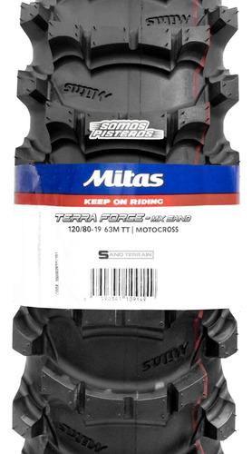 Llanta Mitas Terra Force-mx Sand 120/80 19 Yz450f Crf450r