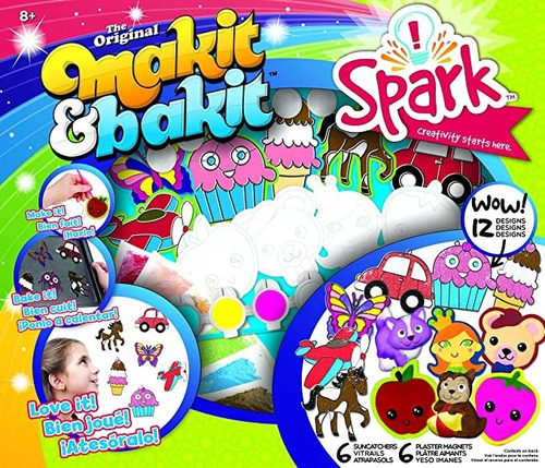 Colorbok Makit Y Spark Bakit Combo 12 Kit Fc, Multicolor