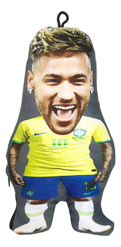 Cojin Mini Neymar Jr Chiquito 40 Cm - Cojin Personalizado