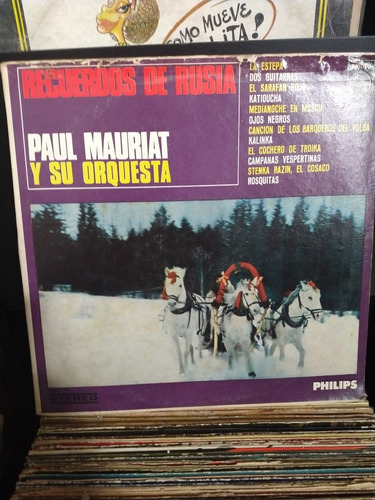 Disco De Vinilo, Paul Muriat, Recuerdos De Rusia