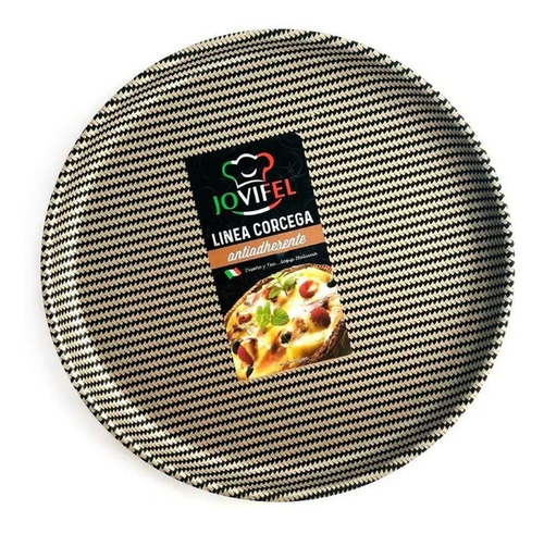 Pizzera Teflón Antiadherente 35cm +grande Jovifel  Corcega