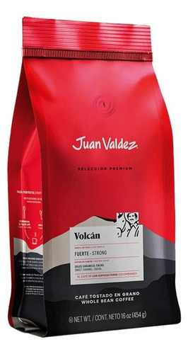 Café Juan Valdez Volcán En Granos 454gr