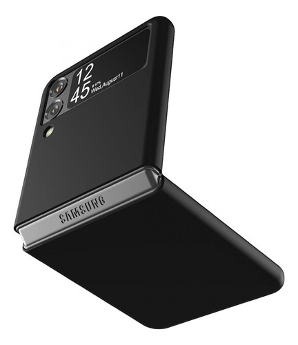 Funda Para Samsung Z Flip 3- Pc-ultra Delgada/ Negro Mate