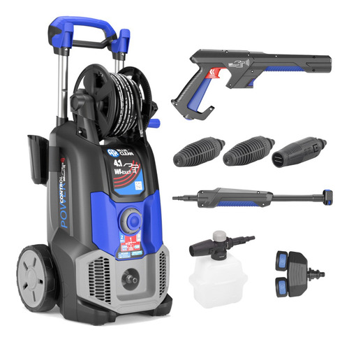 Hidrolavadora Annovi Reverberi Electrica 150bar Twin Nozzle Color Azul Frecuencia 50 Hz
