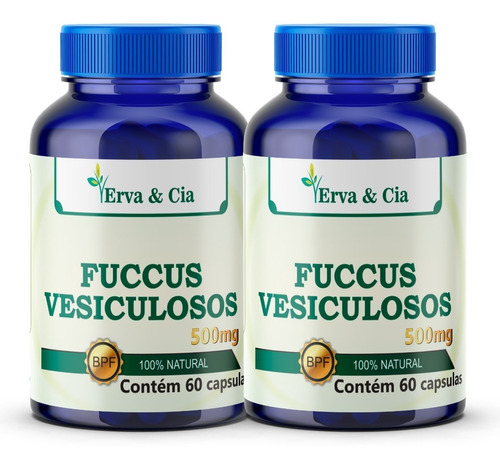 Fucus Vesiculosus Termogênico 100% Puro Natural 120 Cápsulas
